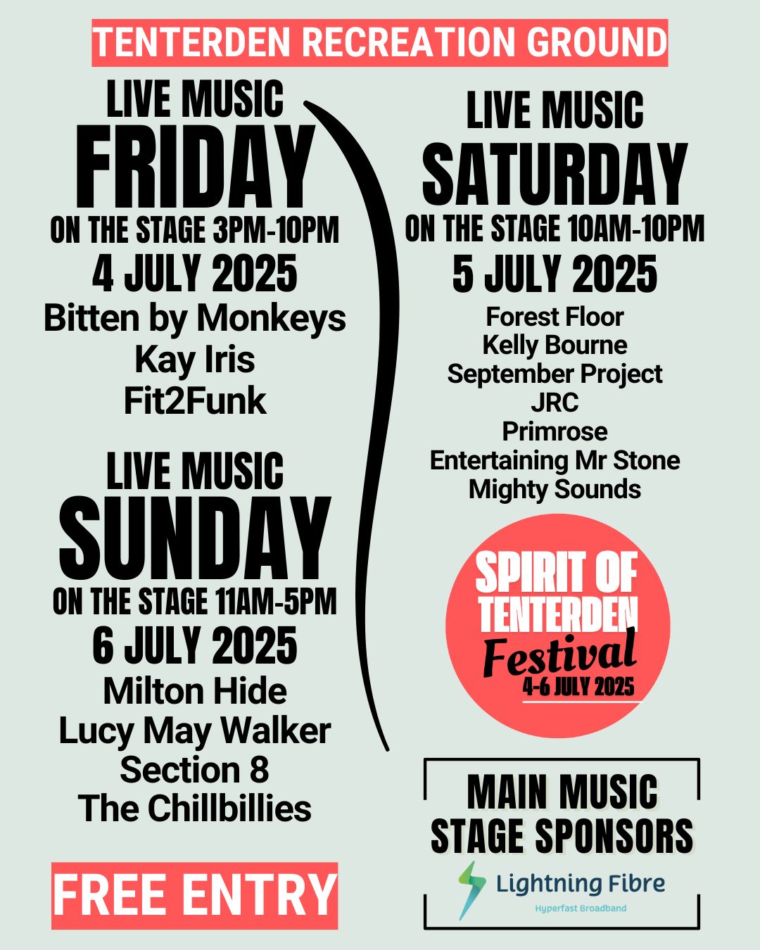 Spirit of Tenterden Festival 2025